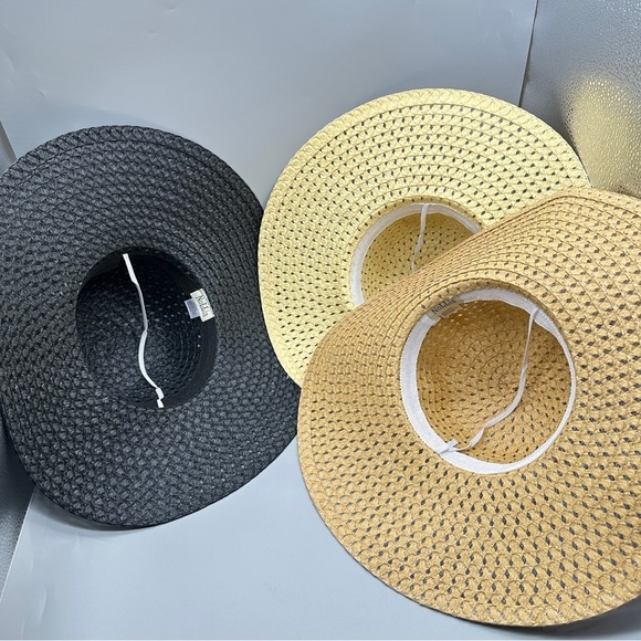 Stylish Women's Straw Hats with Bow Sunny Summer Beach Festival - in 3 colors - Picture 6 of 6